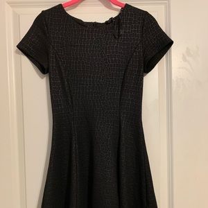 Faux Snakeskin Dress
